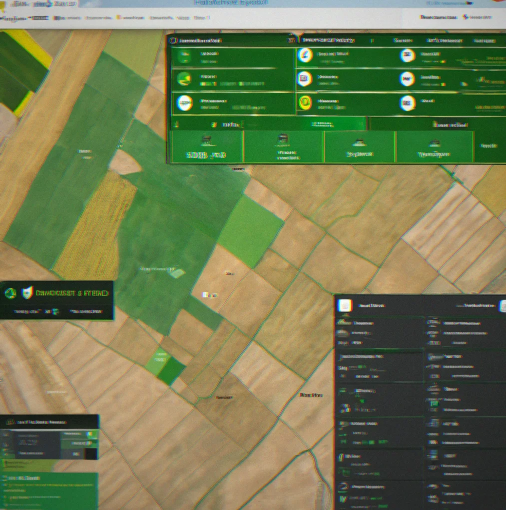 FieldDriver export options showing support for John Deere ISO, Raven, AgWorld, and SMS Advanced formats