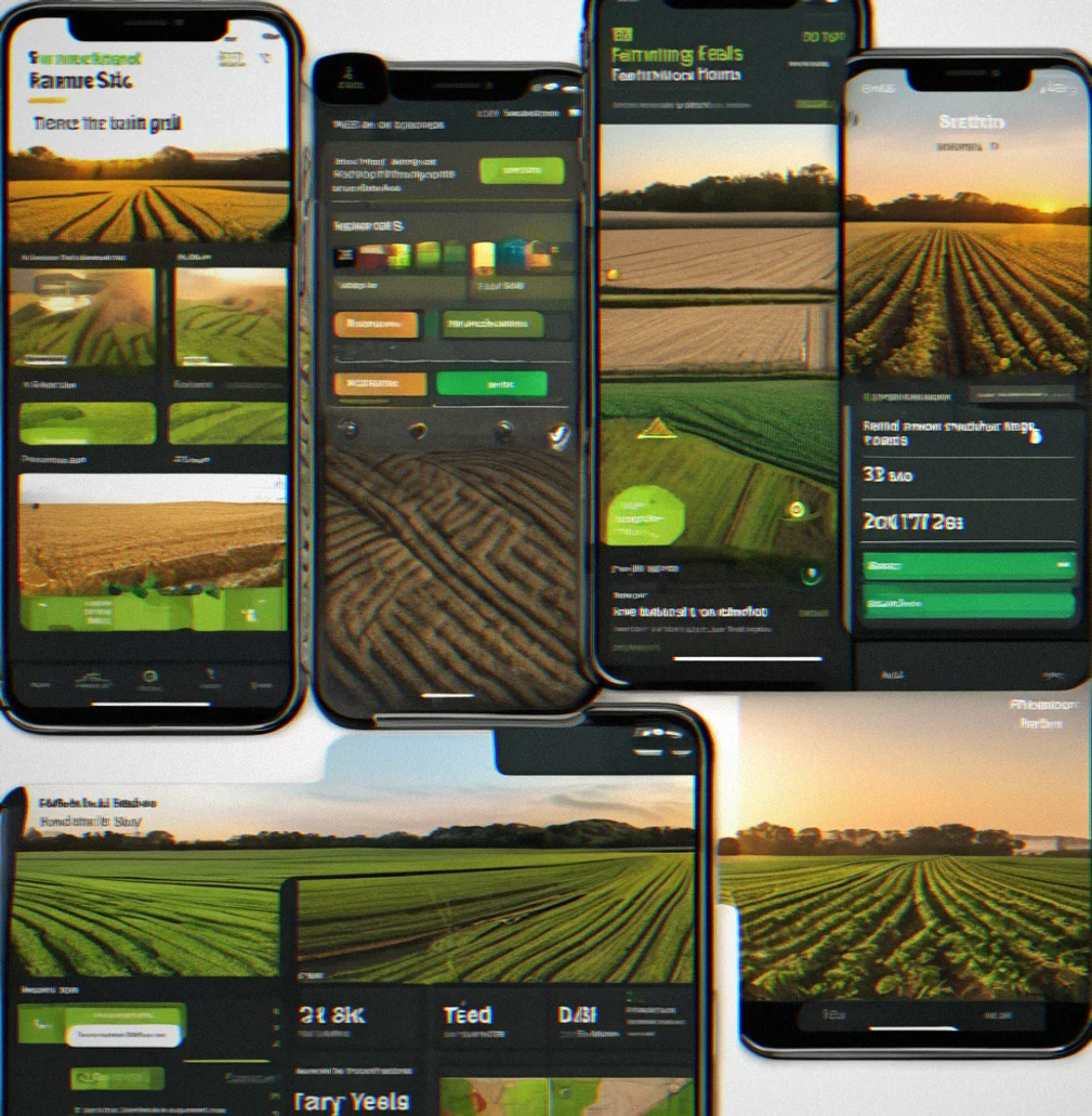 Mobile dashboard displaying real-time equipment location and application progress