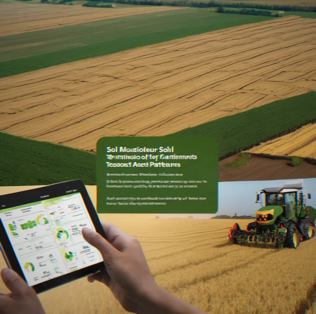 Soil moisture sensor alert notification with weather forecast overlay