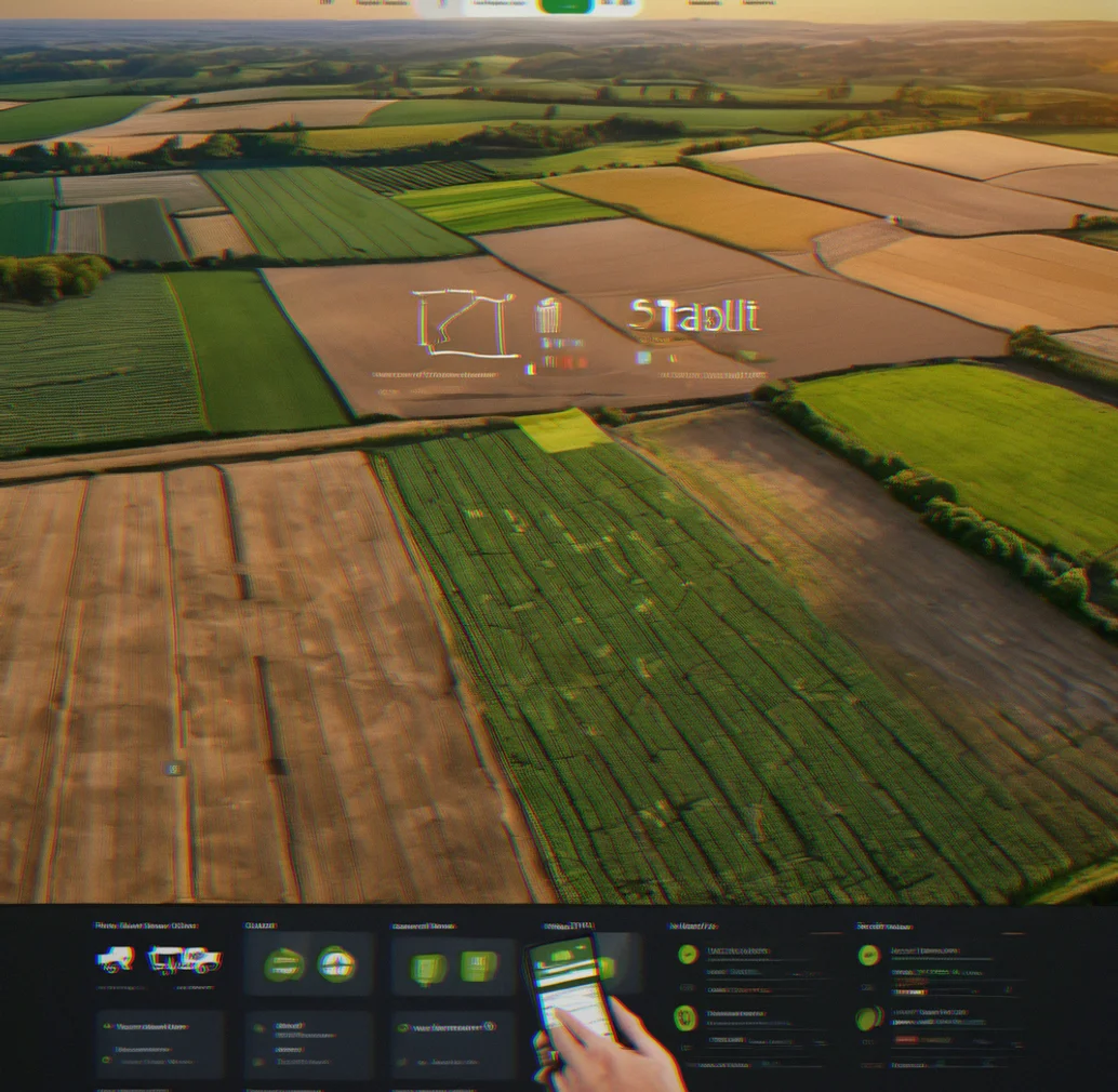 Fleet management interface showing equipment maintenance schedules and field assignments